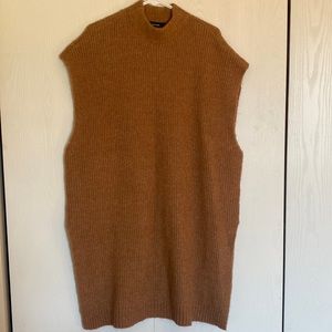Bohme Mock Neck Sweater Vest Dress